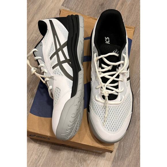 ASICS Men's 11 M UPCOURT™ 5 Volleyball Court Shoe in White/Gunmetal 10.5 - Picture 5 of 9